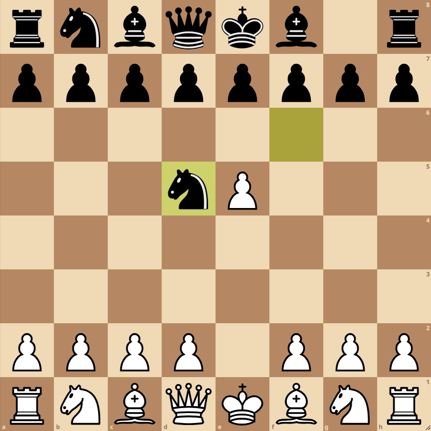 alekhine defense exchange variation 1