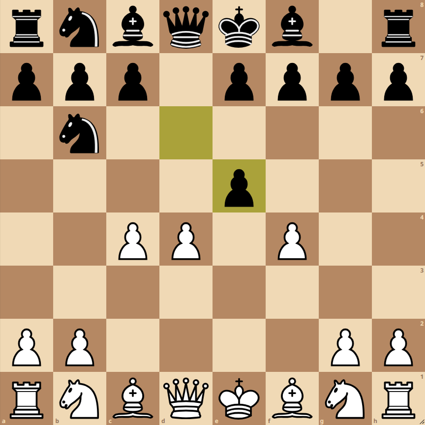 alekhine defense four pawns attack tartakower variation 4
